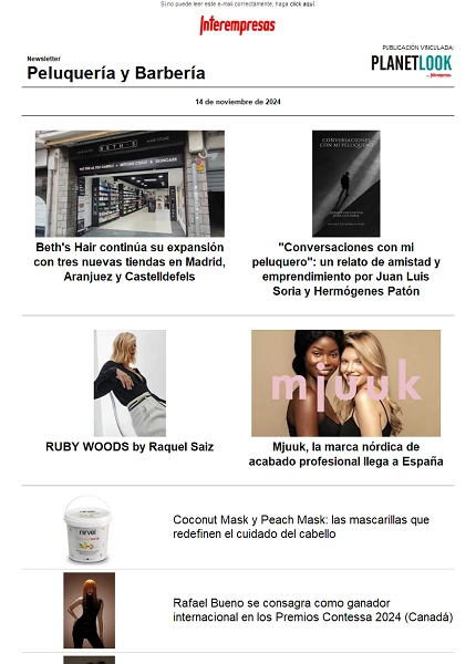 Newsletter Peluquería