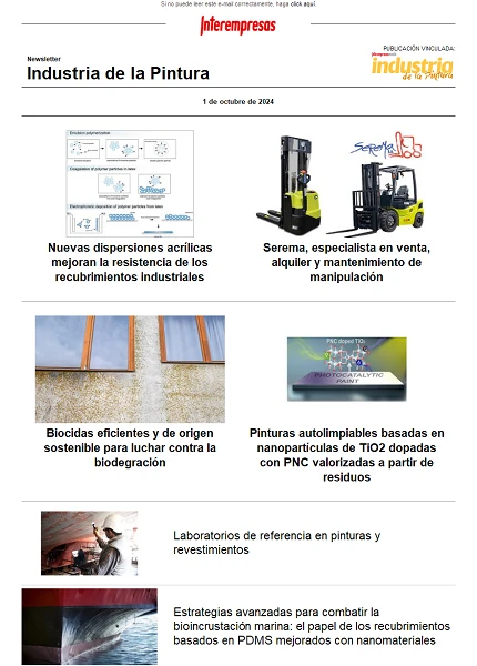 Newsletter Industria de la Pintura