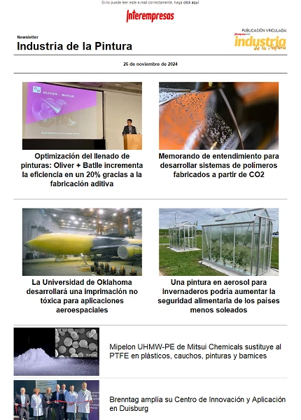 Newsletter Industria de la Pintura