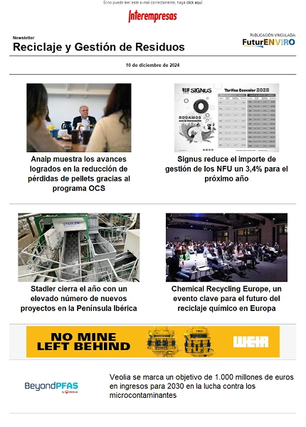 Newsletter Reciclaje y Gestión de Residuos