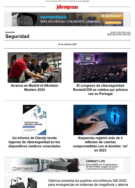 Newsletter Seguridad Newsletter Seguridad