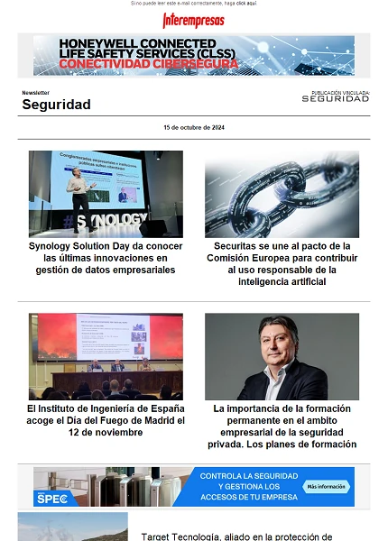 Newsletter Seguridad