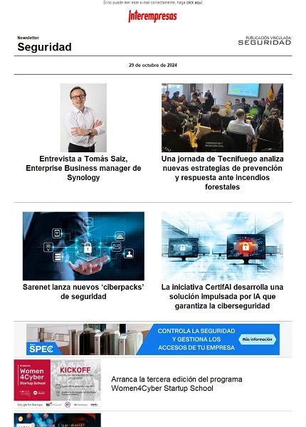 Newsletter Seguridad