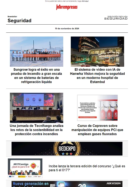 Newsletter Seguridad