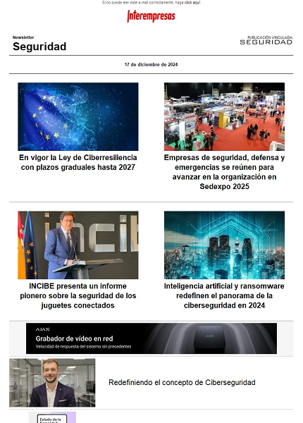 Newsletter Seguridad