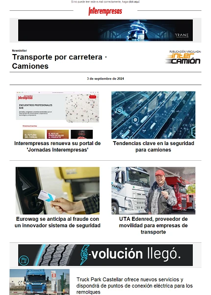 Newsletter Transporte por Carretera · Camiones