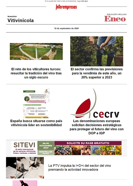 Newsletter Vitivinícola