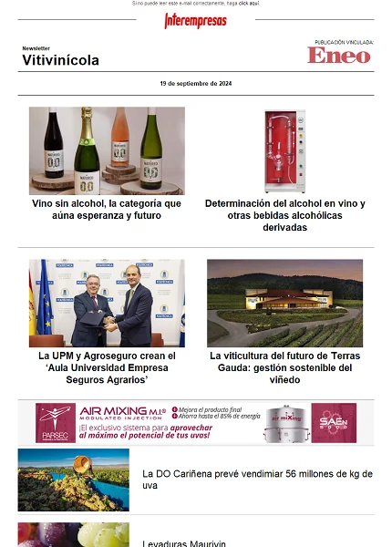 Newsletter Vitivinícola