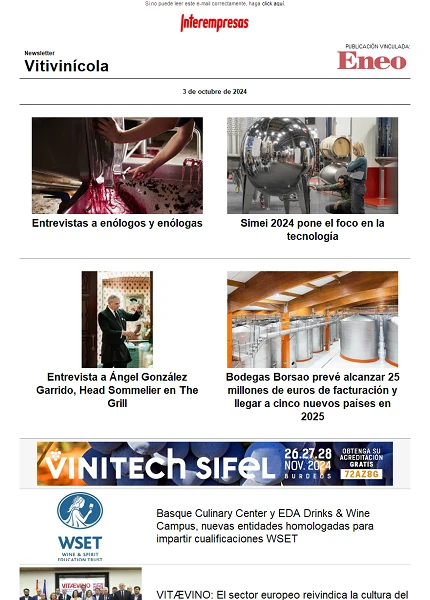 Newsletter Vitivinícola