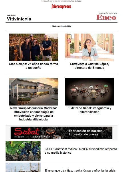 Newsletter Vitivinícola