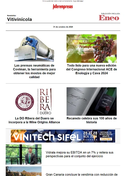 Newsletter Vitivinícola