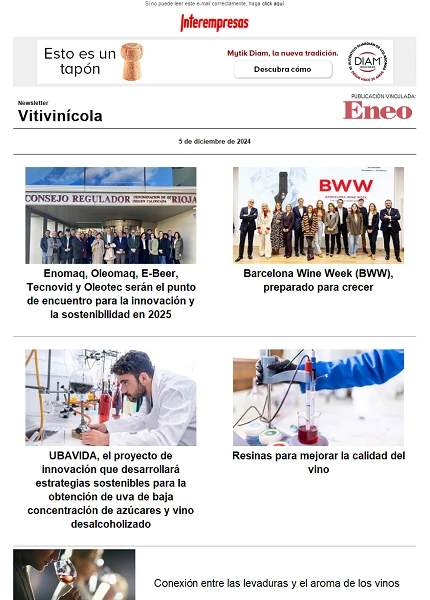 Newsletter Vitivinícola