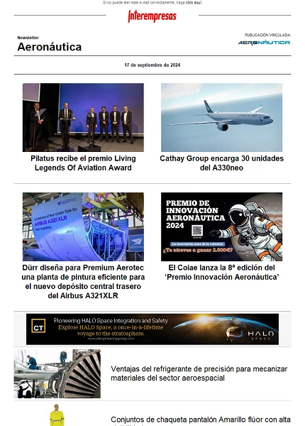 Newsletter Aeronáutica