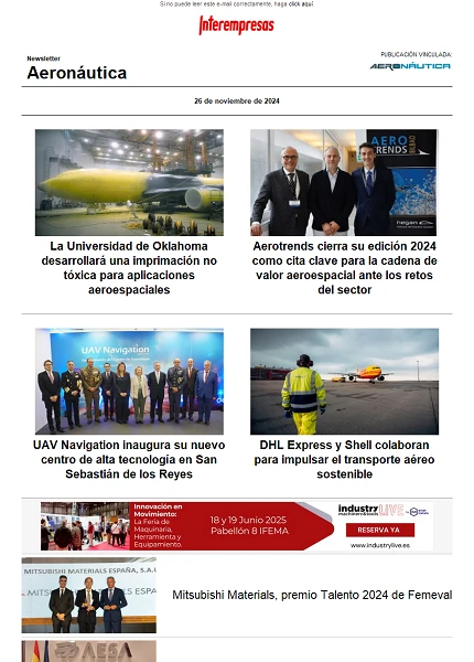 Newsletter Aeronáutica