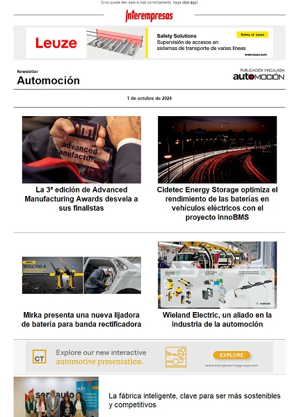 Newsletter Automoción