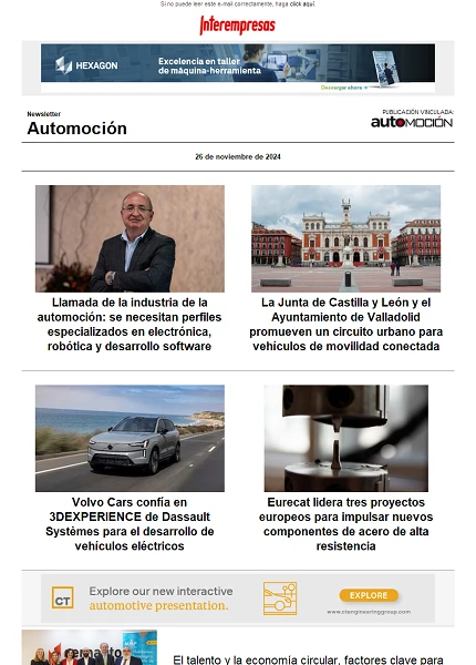 Newsletter Automoción