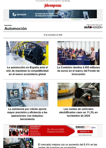 Newsletter Automoción