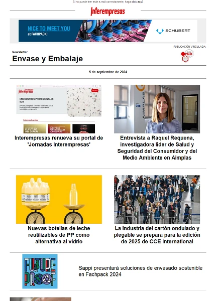 Newsletter Envase y Embalaje