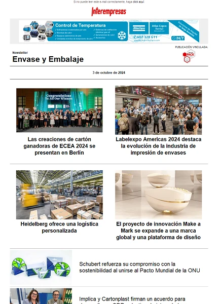 Newsletter Envase y Embalaje