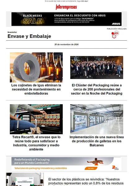 Newsletter Envase y Embalaje