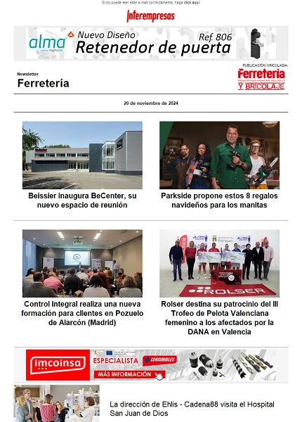 Newsletter Ferretería