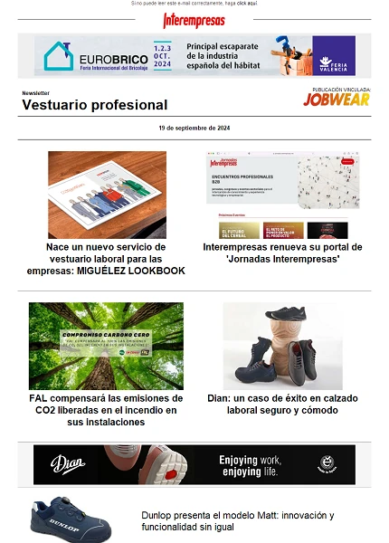 Newsletter JobWear