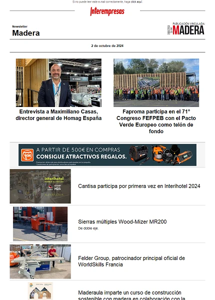 Newsletter Madera