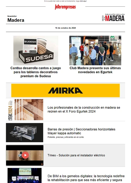 Newsletter Madera