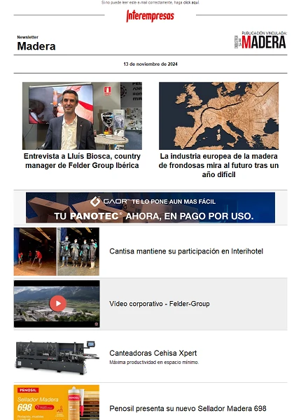 Newsletter Madera