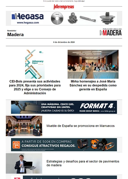 Newsletter Madera