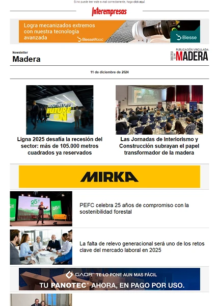 Newsletter Madera