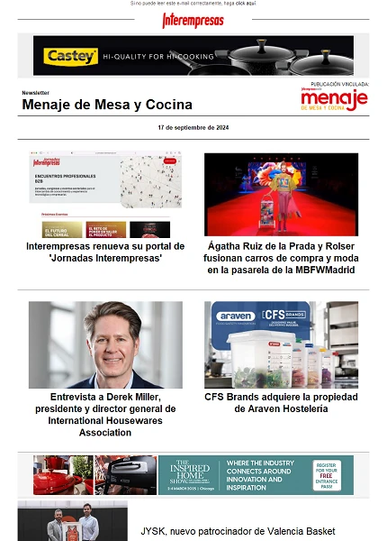 Menaje de Mesa y Cocina