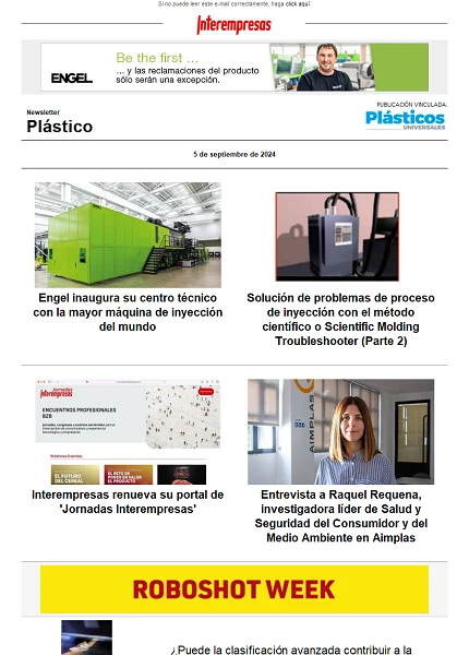 Newsletter Plástico