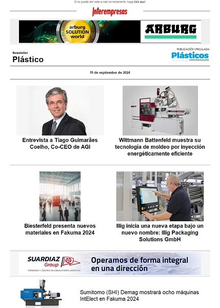 Newsletter Plástico