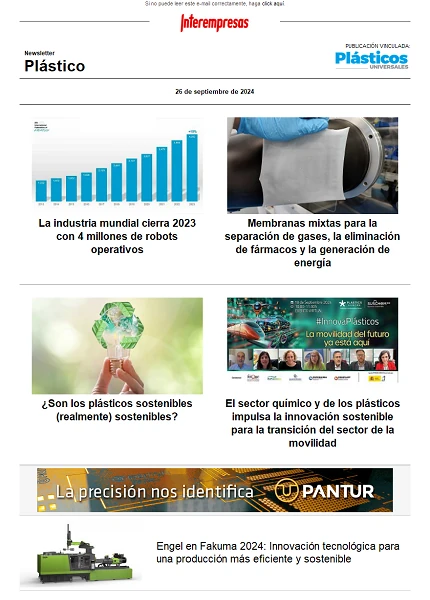 Newsletter Plástico