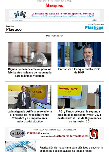 Newsletter Plástico