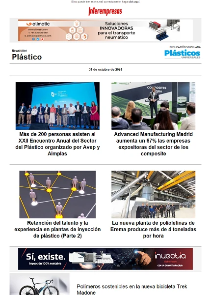 Newsletter Plástico