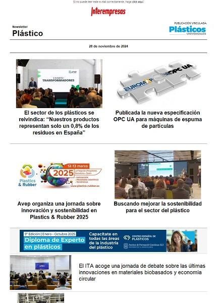 Newsletter Plástico