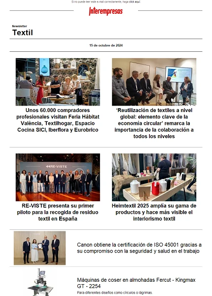 Newsletter Textil