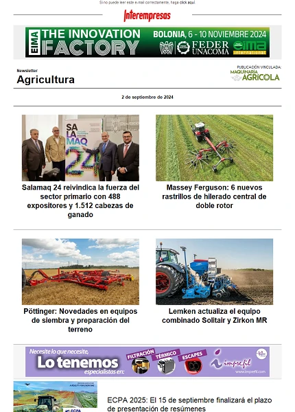 Newsletter Agrícola