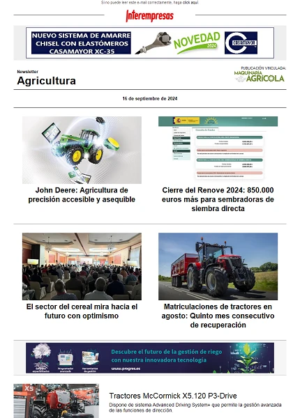 Newsletter Agrícola