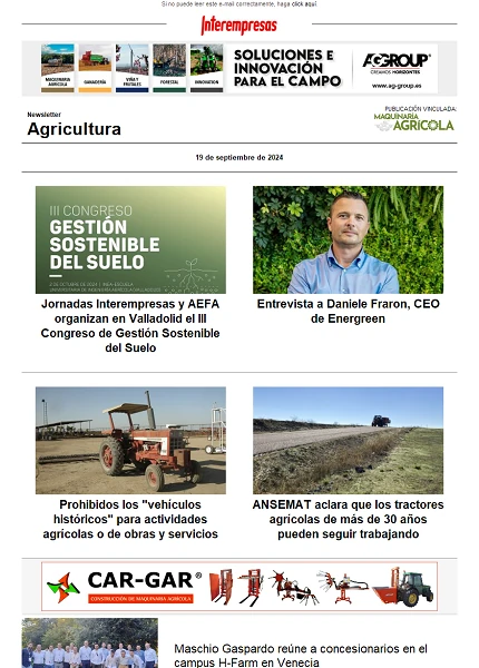 Newsletter Agrícola