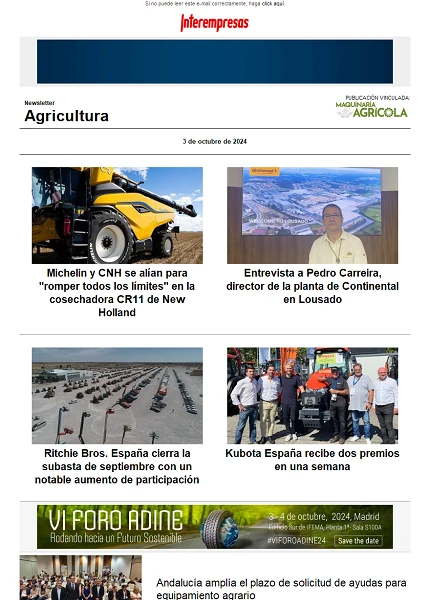 Newsletter Agrícola