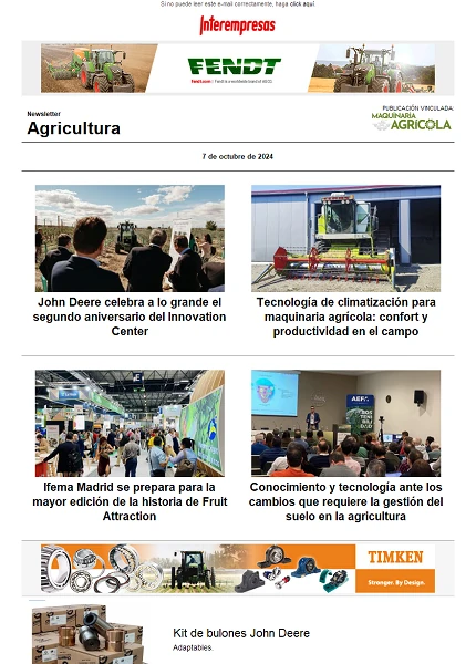 Newsletter Agrícola