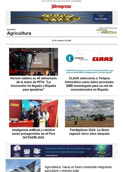 Newsletter Agrícola