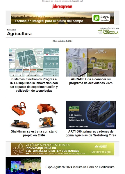 Newsletter Agrícola