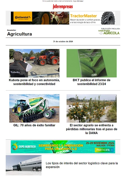 Newsletter Agrícola