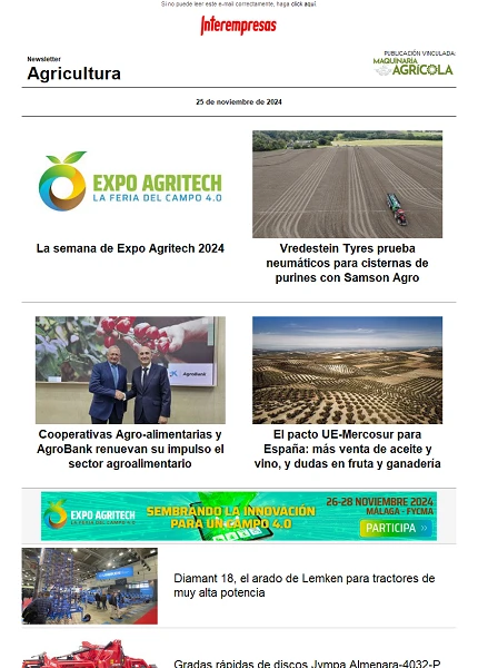 Newsletter Agrícola