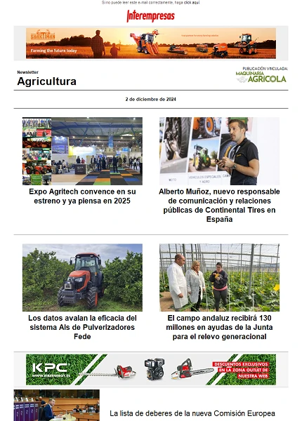 Newsletter Agrícola