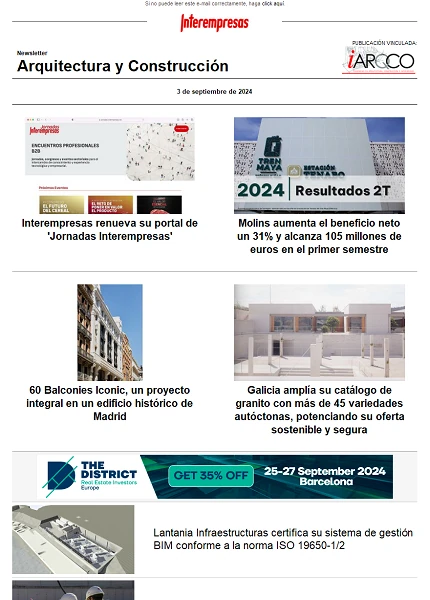 Newsletter Arquitectura y Construcción